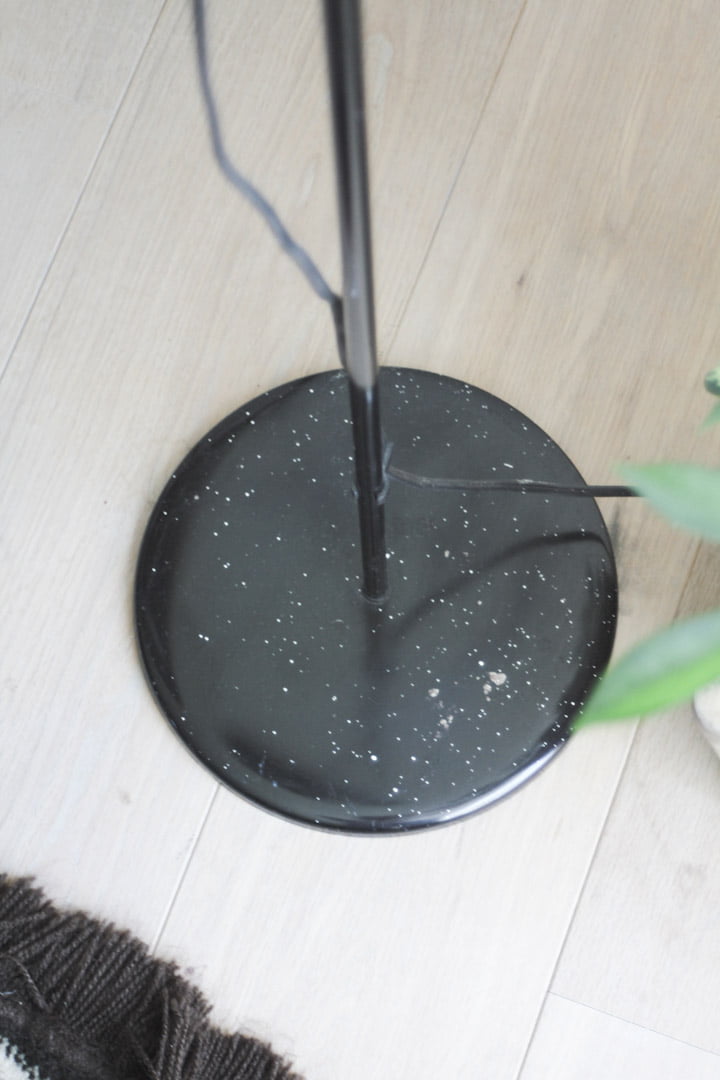 Zwarte vloerlamp spot