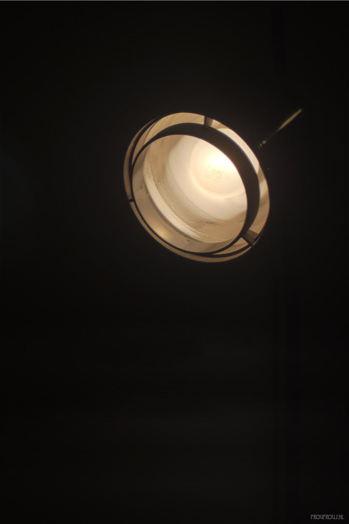 Zwarte vloerlamp spot
