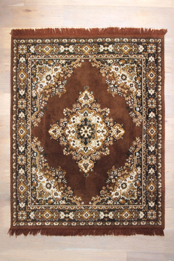 Bruin vloerkleed 163x140