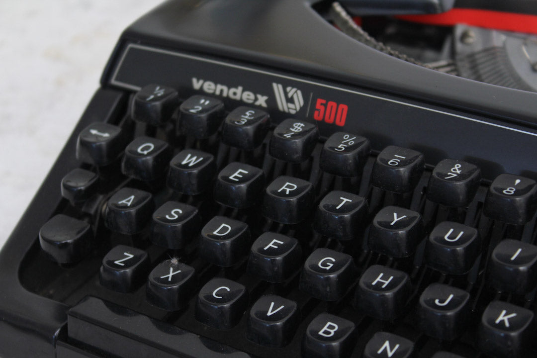 Vendex 500 zwarte typemachine