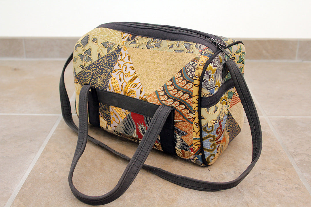 Batik schoudertas handtas