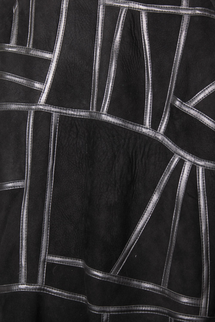 Vintage lammy coat zwart