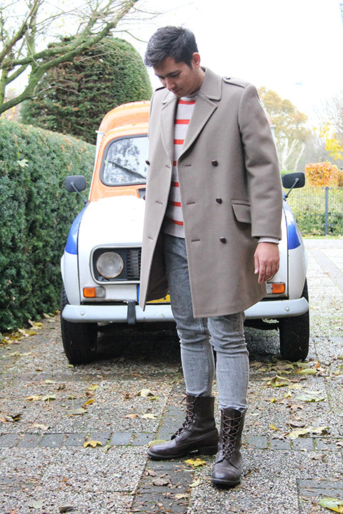 1971 Vintage overjas / trenchcoat Sergeant L