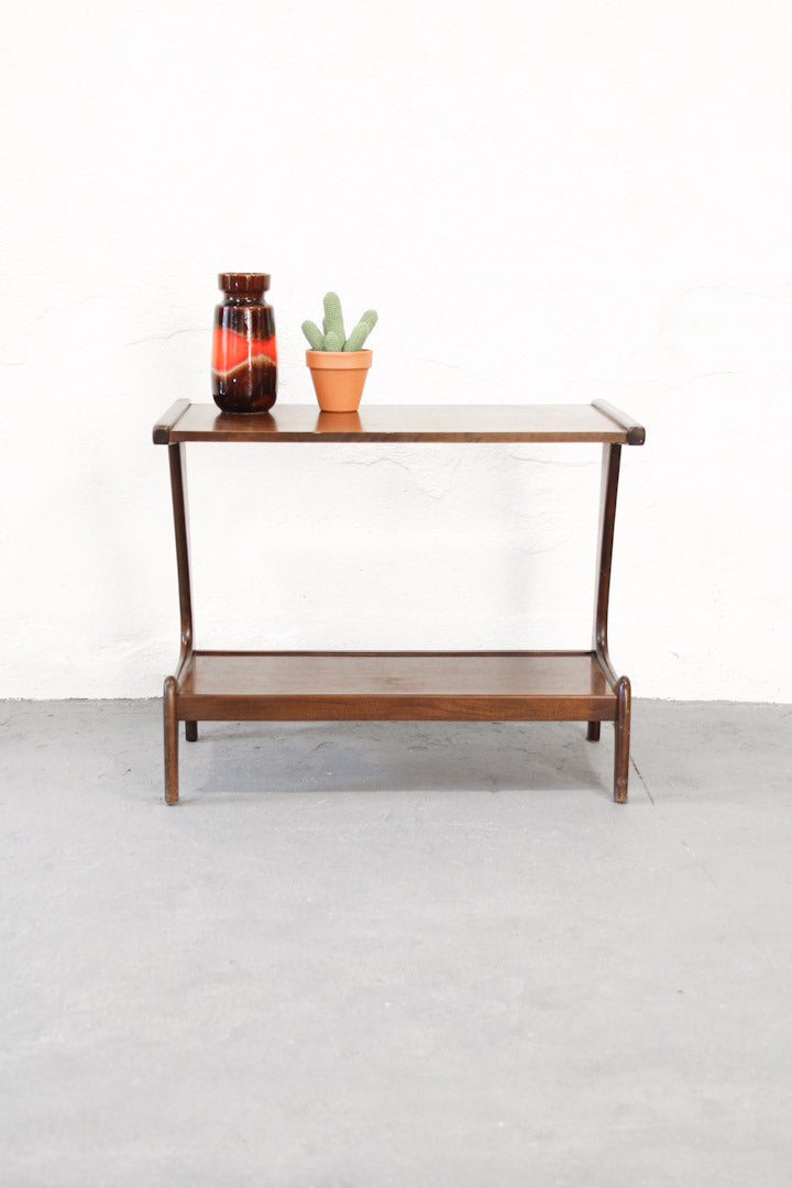 Jaren 50/60 bijzettafel vintage teak