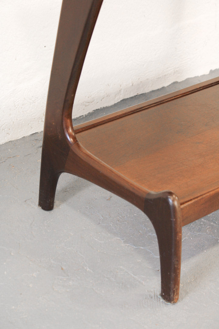 Jaren 50/60 bijzettafel vintage teak