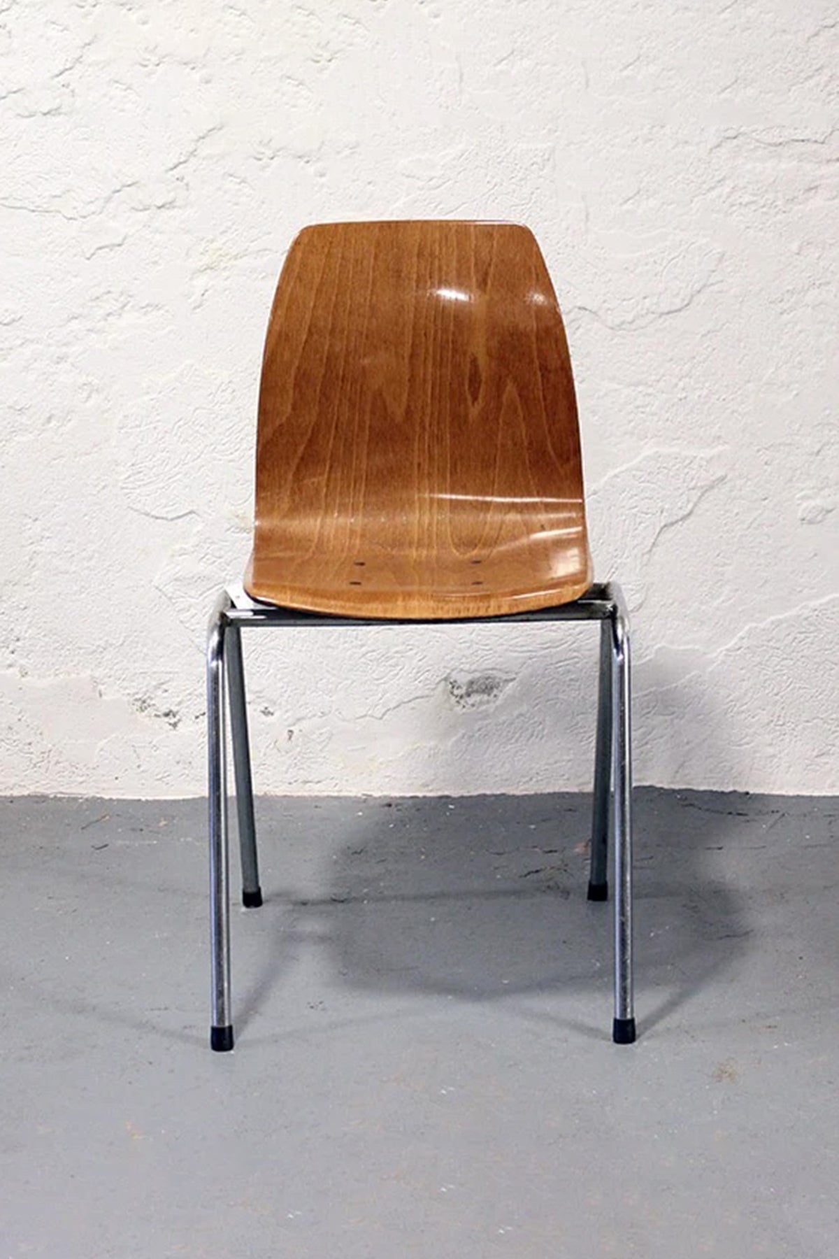 Set van 5 plywood schoolstoelen