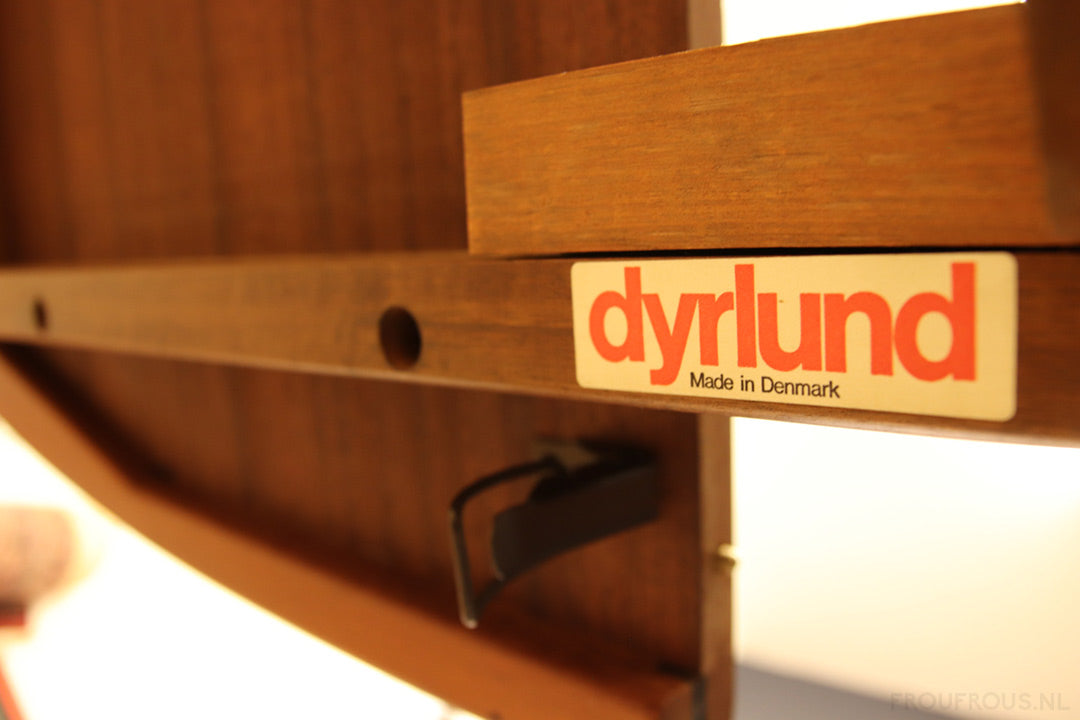 60s vintage Dyrlund eettafel met schaakbord