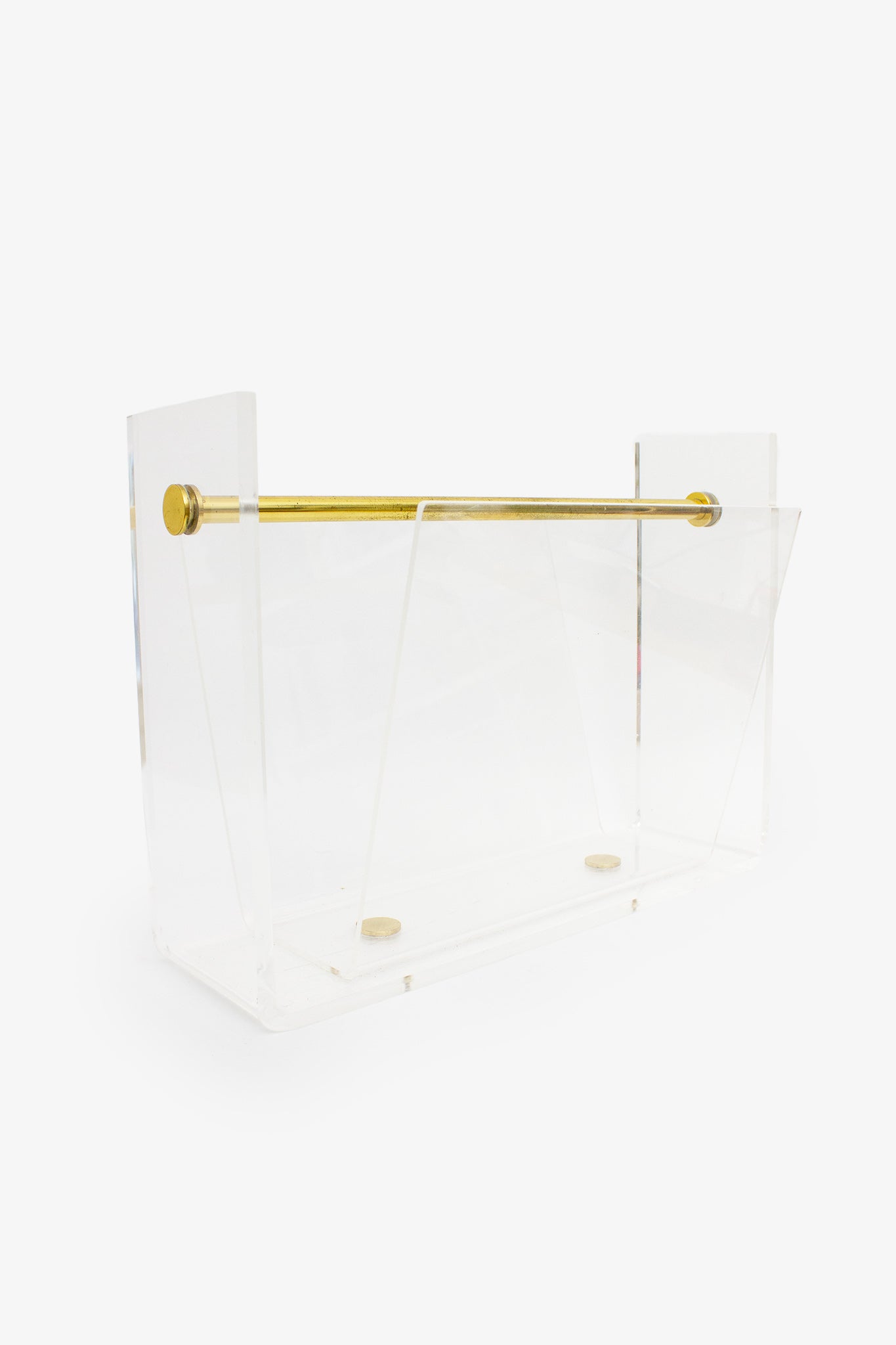 70’s plexiglas lectuurbak David Lange