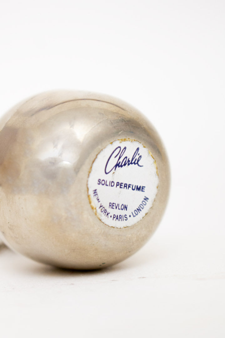 70s Revlon 'Charlie' solide parfum appel ketting