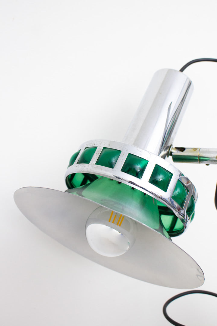 70s Space Age Lakro chrome vloerlamp 