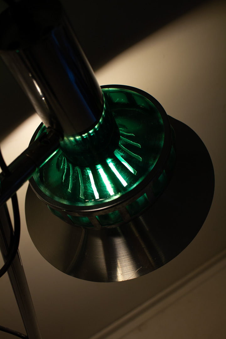 70s Space Age Lakro chrome vloerlamp 