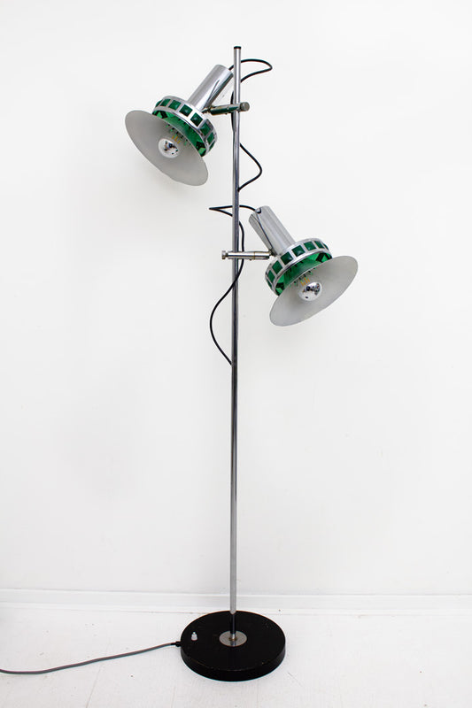 70s Space Age Lakro chrome vloerlamp 