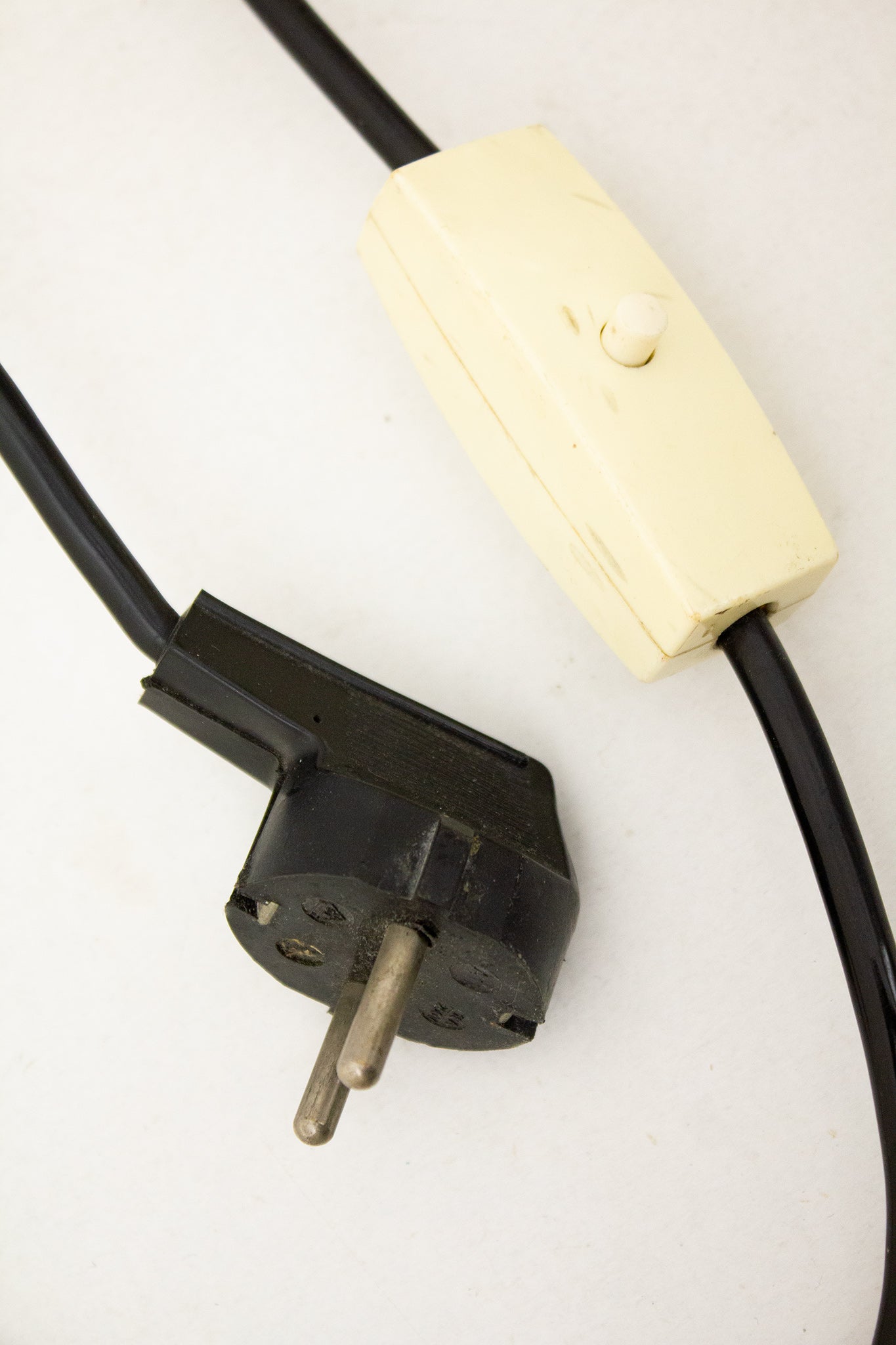 70’s vintage glazen chrome Space Age tafellamp 