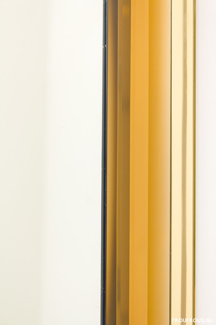 80s Art Deco spiegel Hexagon