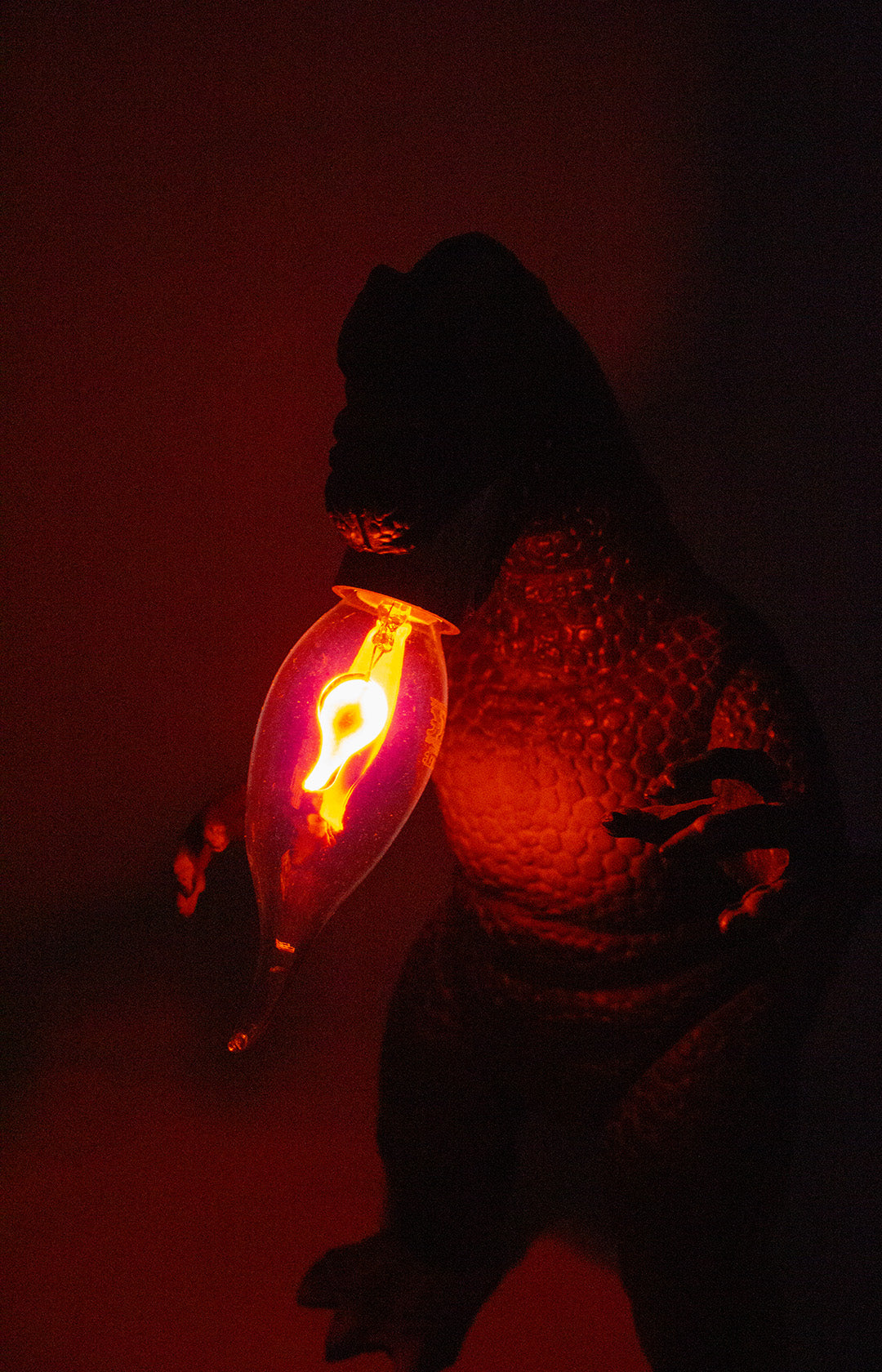 80s Dor Mei Godzilla lamp