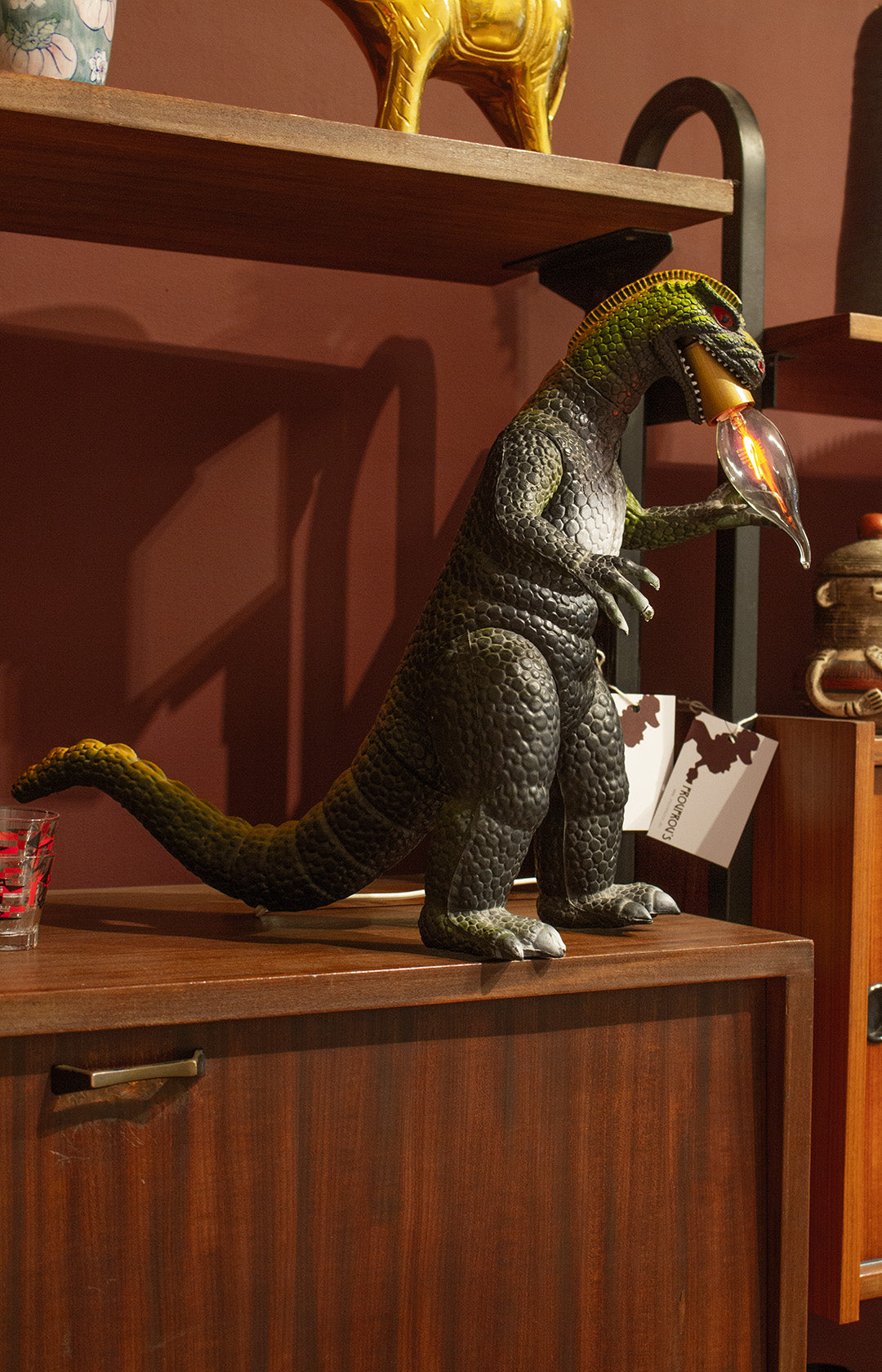 80s Dor Mei Godzilla lamp