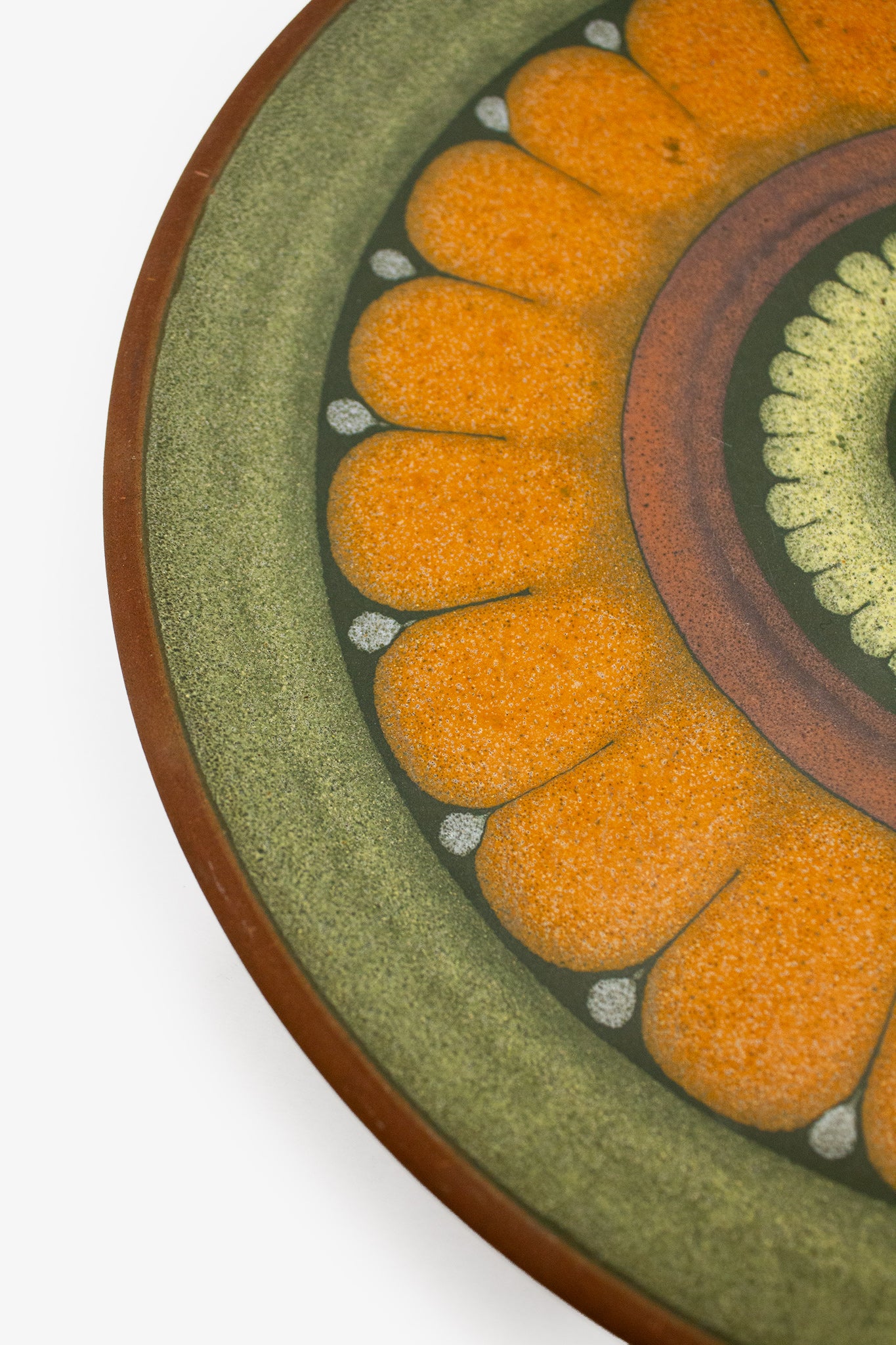 80’s KMK Kupfermühle vaas met lima decor