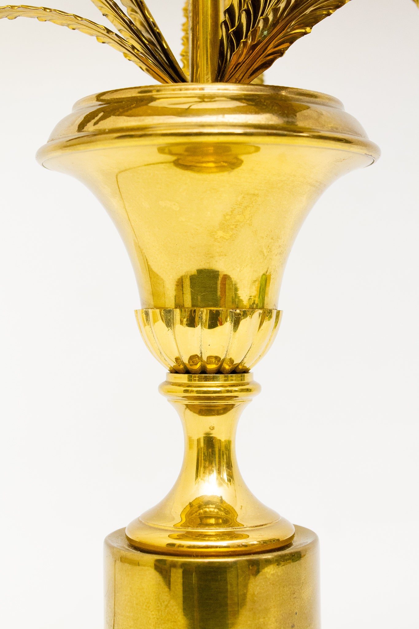 80’s messing neo-klassieke tafellamp Maison Charles