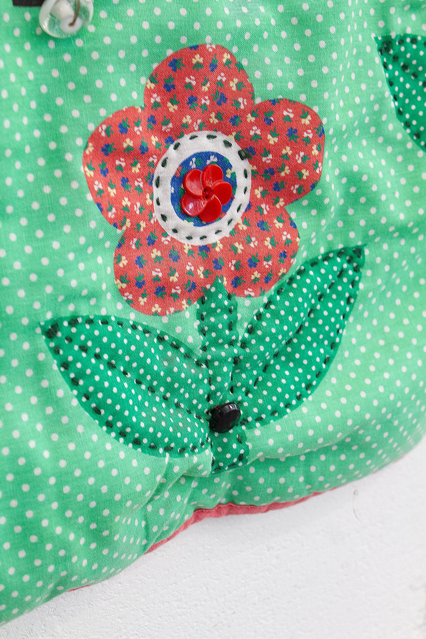 80s vintage wandkleed Sunbonnet Sue Overall Sam quilted