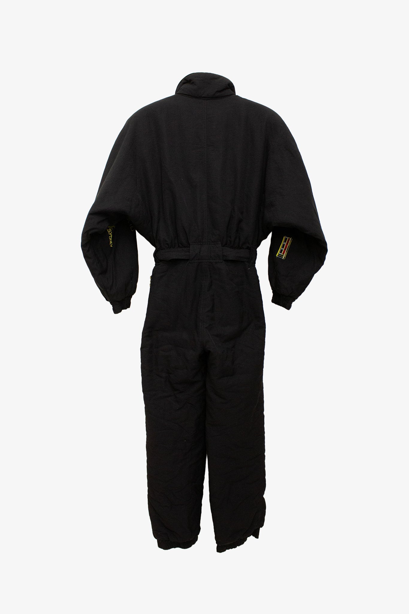 80’s vintage ski-pak wereldsteden met ceintuur