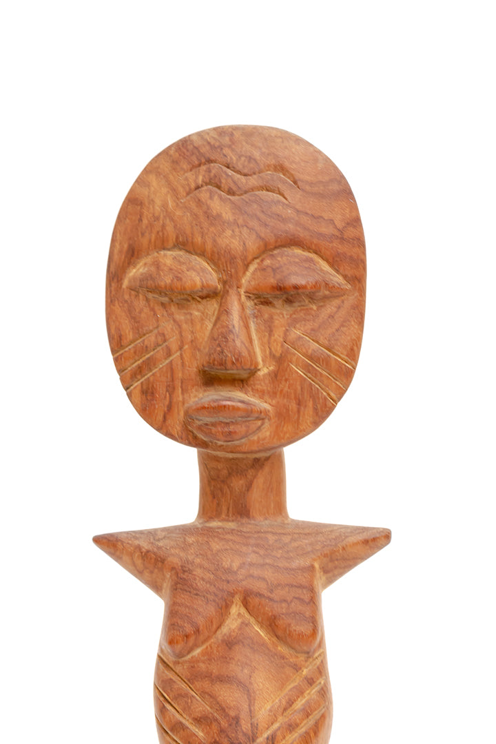 frikaans vruchtbaarheidsbeeld van hout