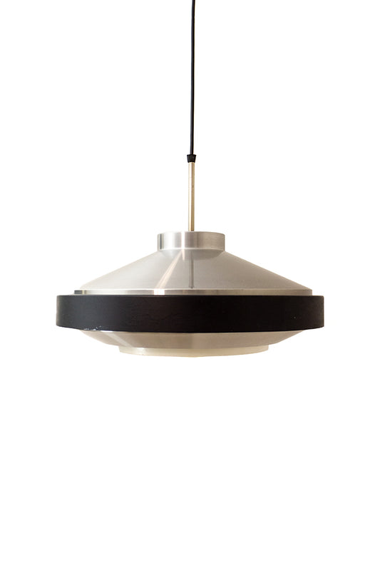 Aluminium Space Age hanglamp jaren 60