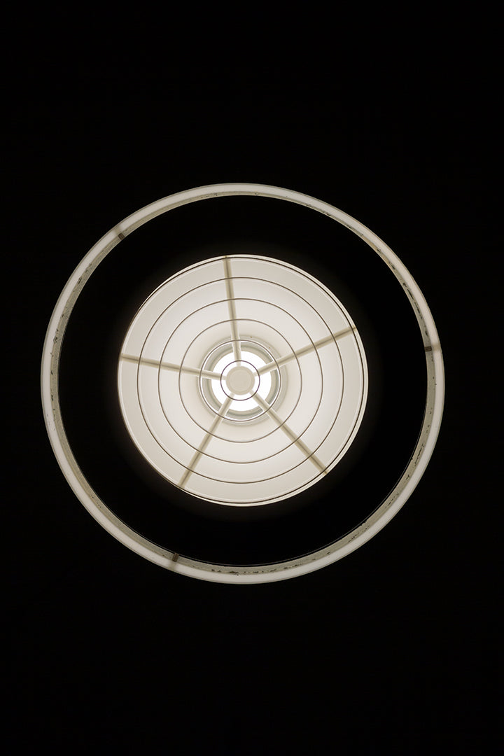 Aluminium Space Age hanglamp jaren 60