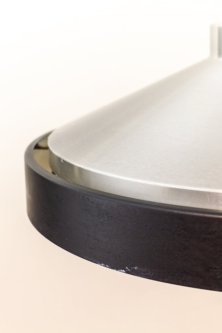 Aluminium Space Age hanglamp jaren 60