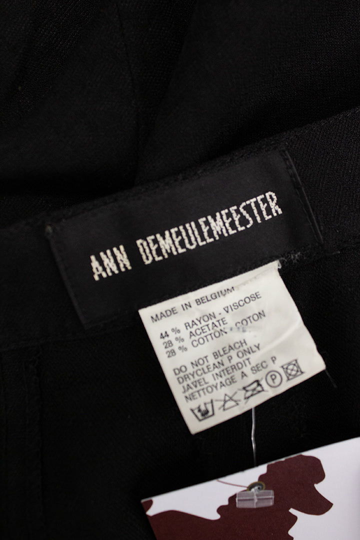 Ann Demeulemeester pantalon met zigzag-patroon en zakjes