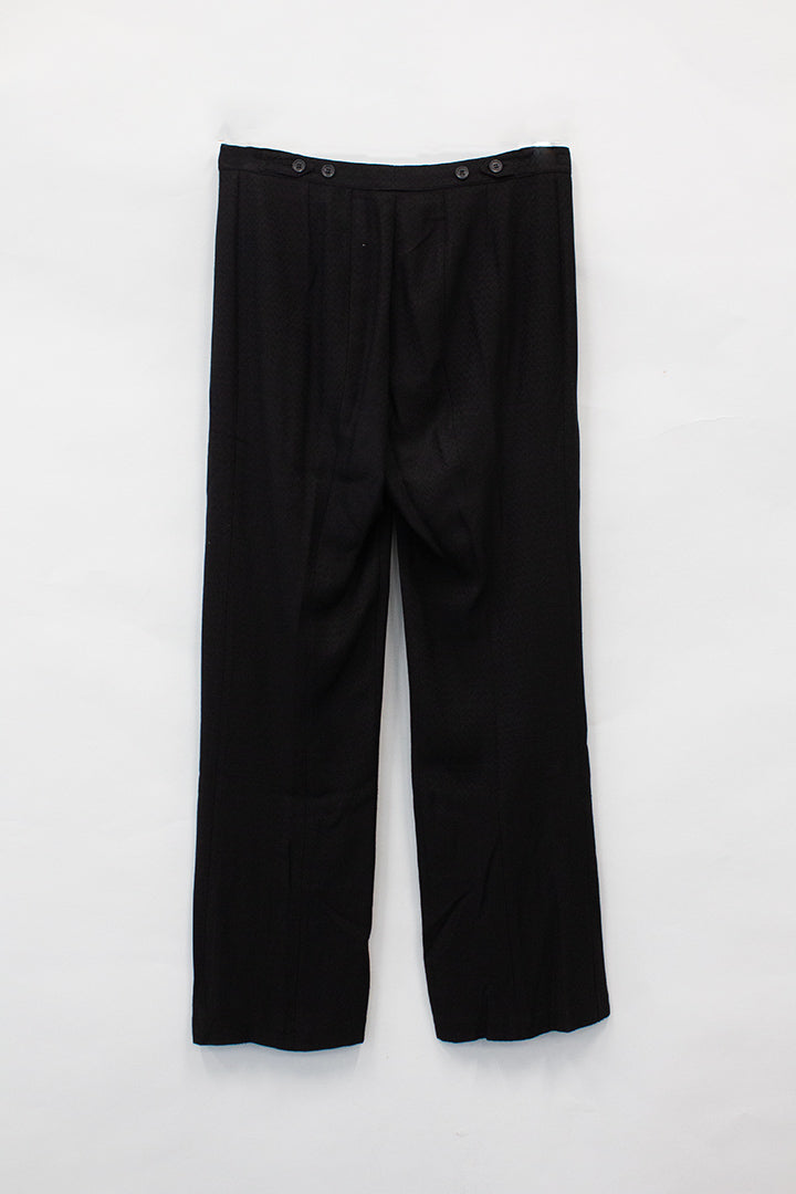 Ann Demeulemeester pantalon met zigzag-patroon en zakjes