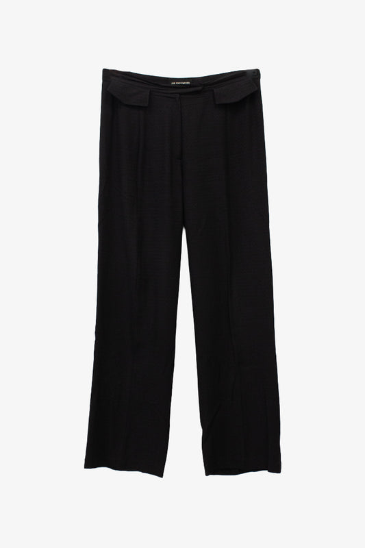Ann Demeulemeester pantalon met zigzag-patroon en zakjes