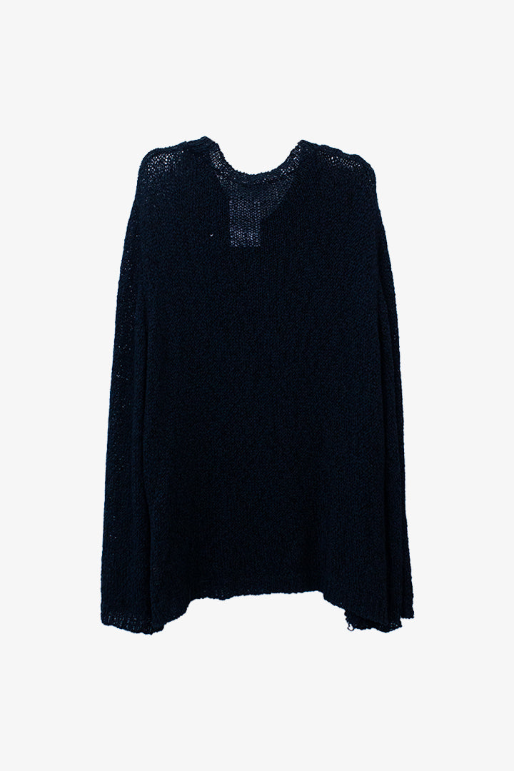 Ann Demeulemeester opengebreide oversized trui