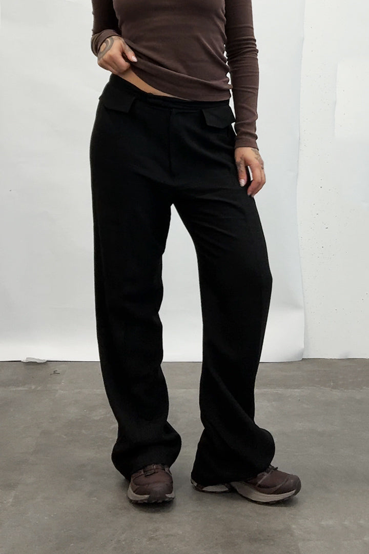 Ann Demeulemeester pantalon met zigzag-patroon