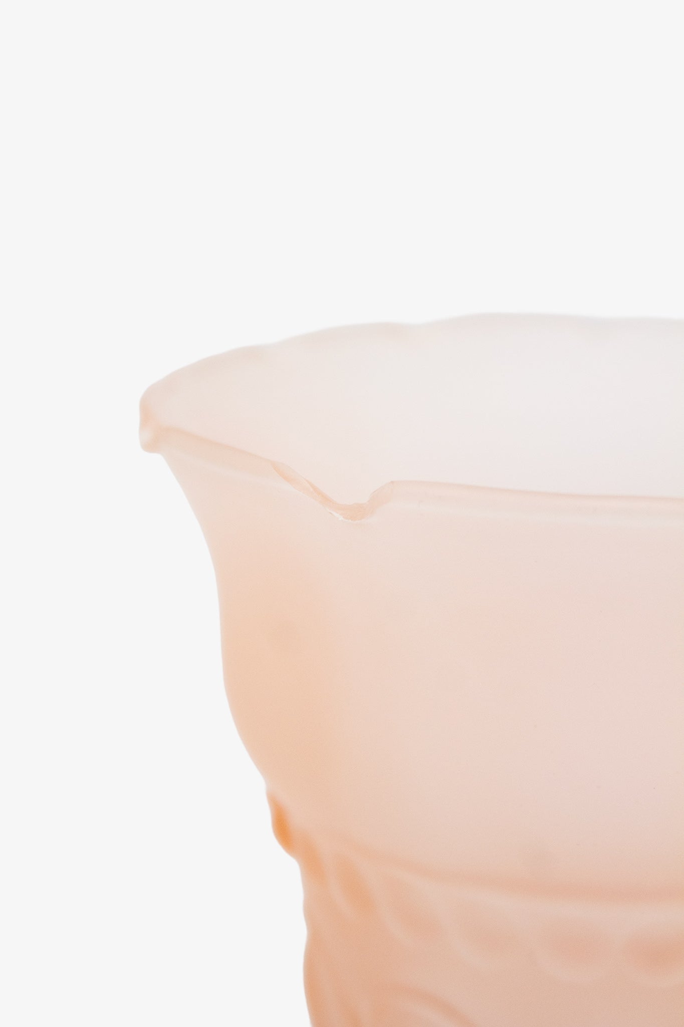 Antieke roze François Théodore Legras toorts vaas