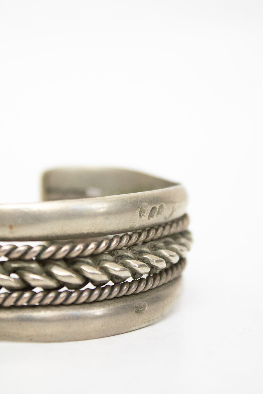 Antieke zilveren Bedoeïenen armband 'asawir'