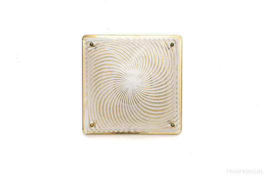 Art Deco-stijl Massive plafonniere goud