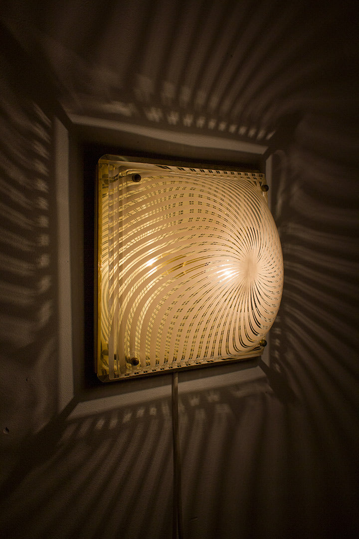 Art Deco-stijl Massive plafonniere goud