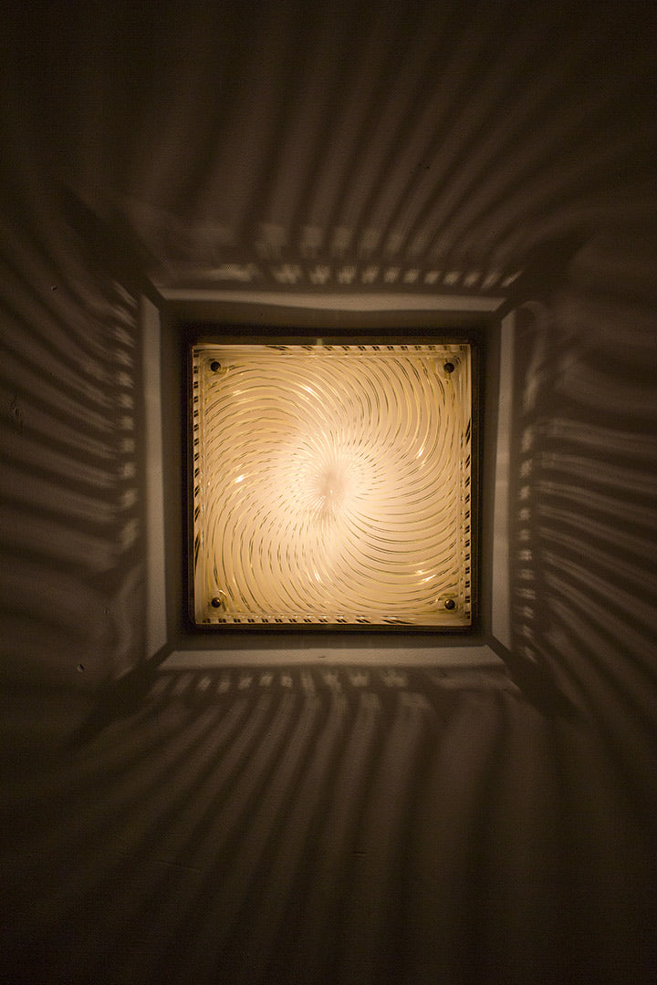 Art Deco-stijl Massive plafonniere goud