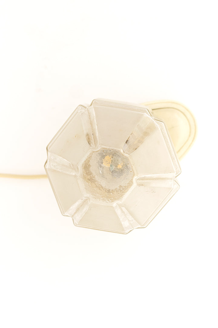 Art Deco tafellamp van glas vintage