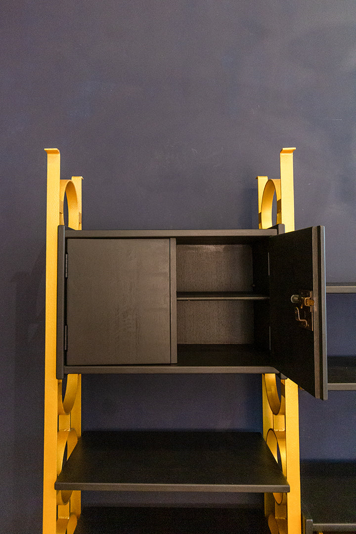 Art Deco wandkast jaren 70