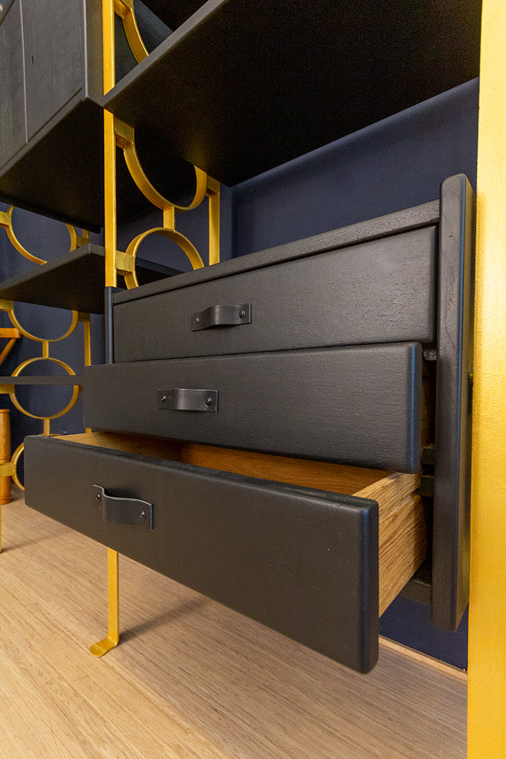 Art Deco wandkast jaren 70
