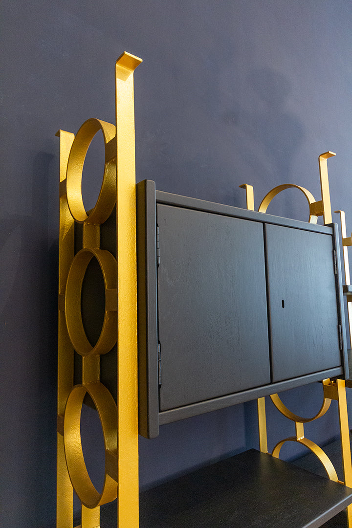 Art Deco wandkast jaren 70