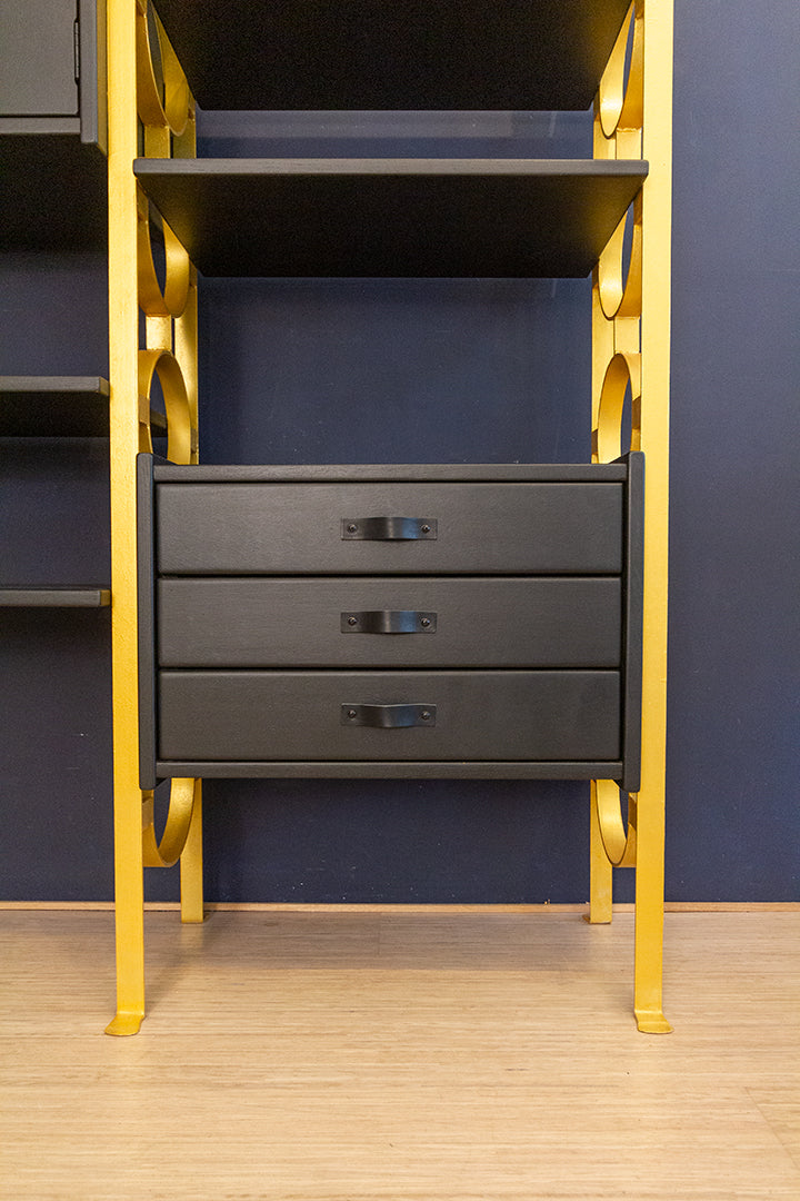 Art Deco wandkast jaren 70