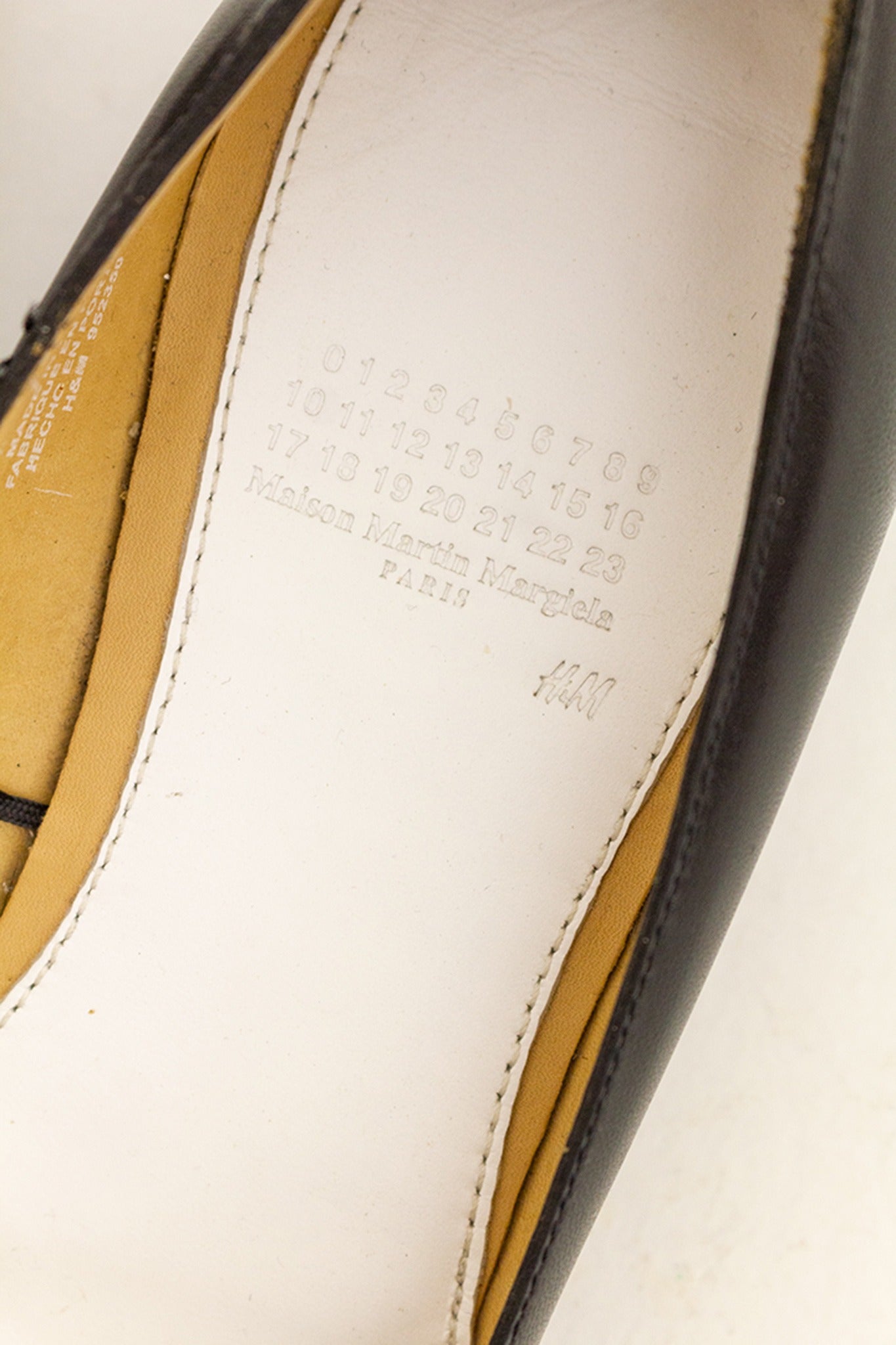 Ballerina’s Maison Martin Margiela x H&M met losse hakken aan ketting - maat 36