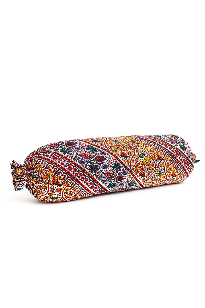 Bantal Guling Indonesisch rolkussen met vintage batik bloemenprint