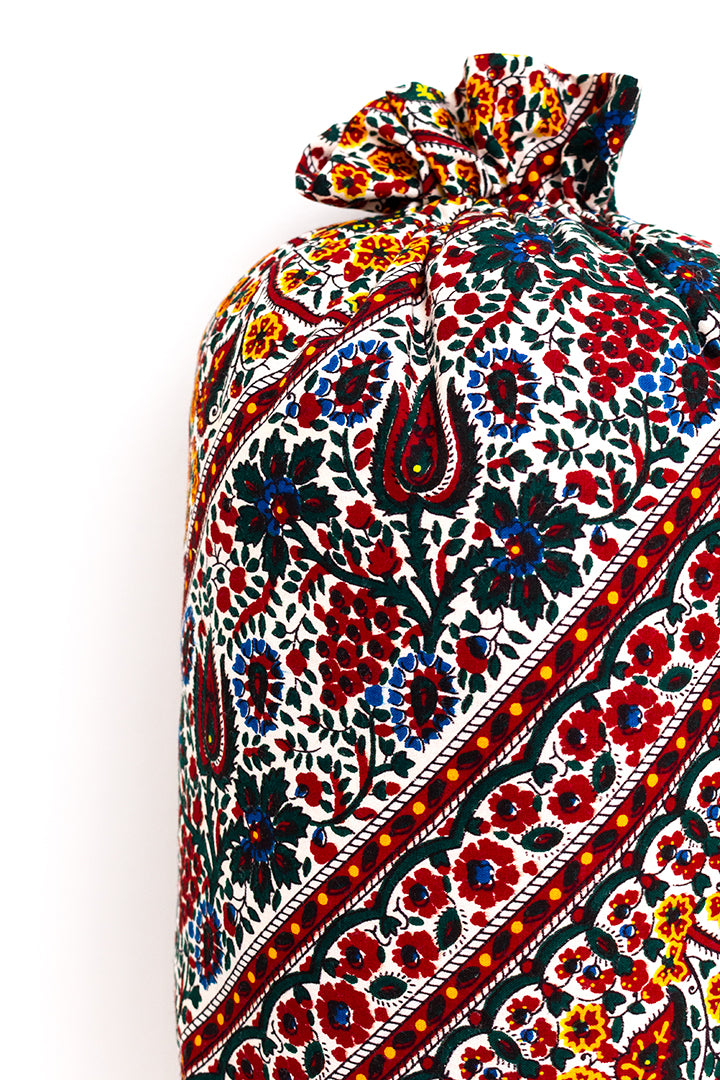 Bantal Guling Indonesisch rolkussen met vintage batik bloemenprint