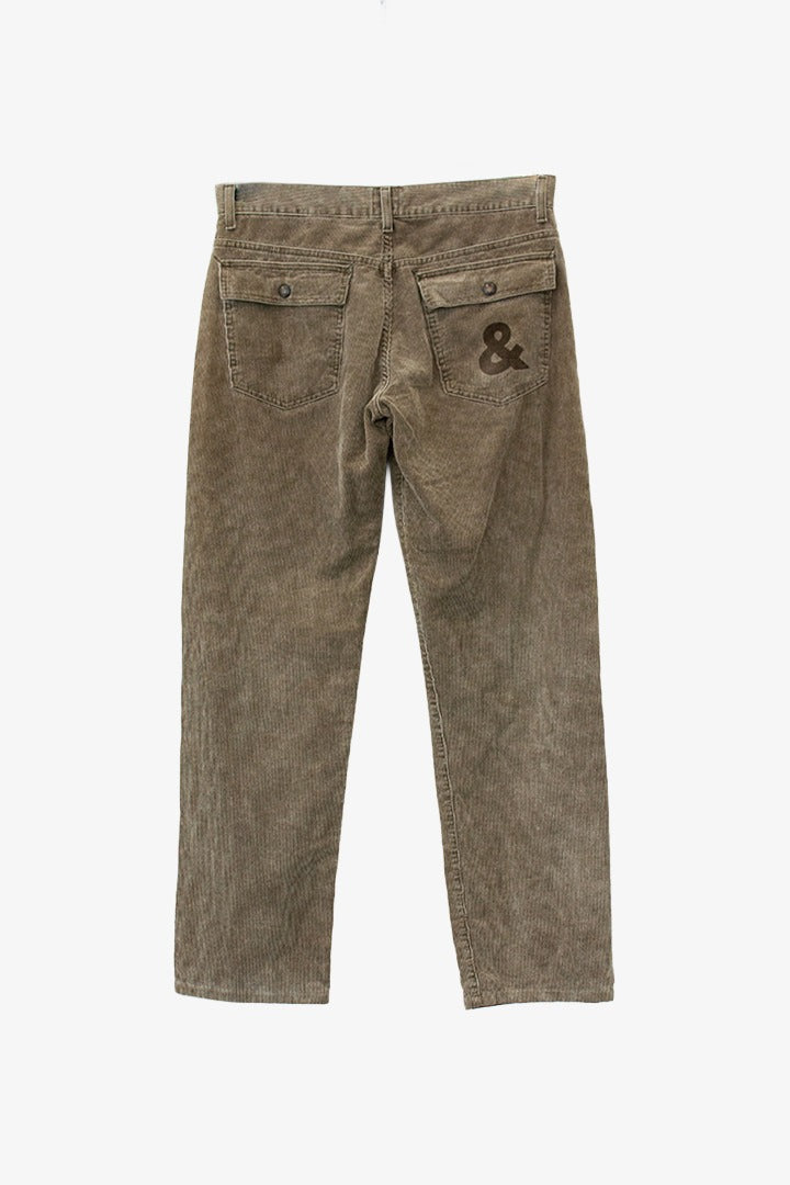 Y2K beige Dolce & Gabbana corduroy broek