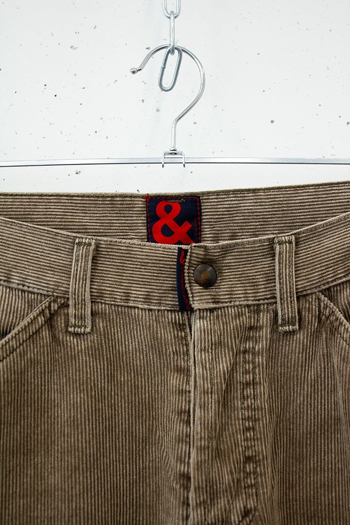 Y2K beige Dolce & Gabbana corduroy broek