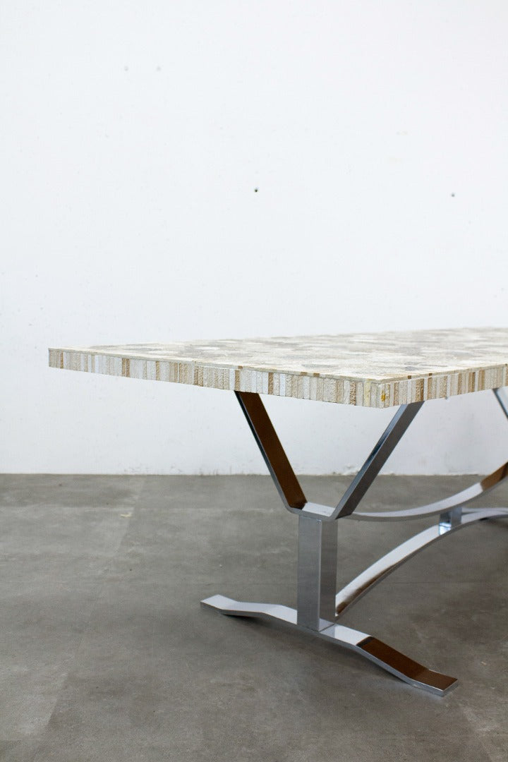 Berthold Müller 60’s granieten mozaïek salontafel