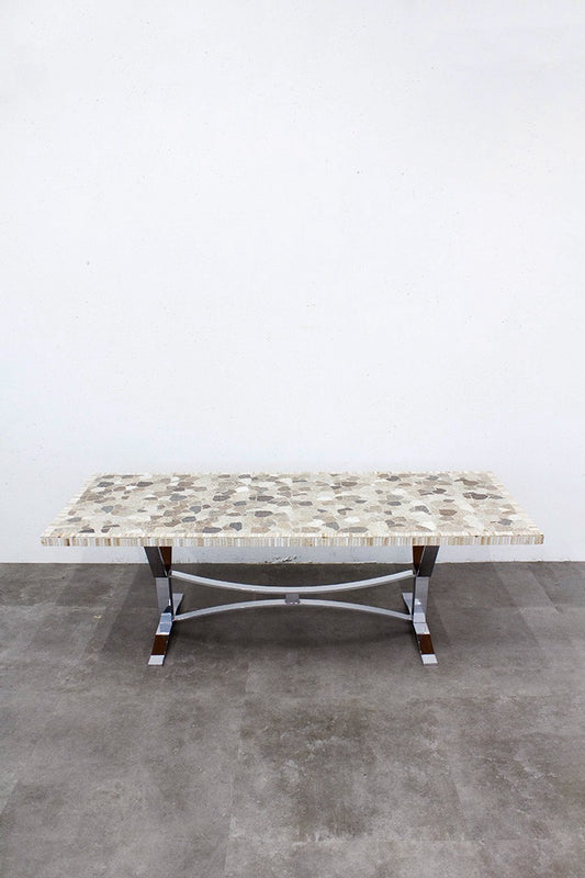 Berthold Müller 60’s granieten mozaïek salontafel